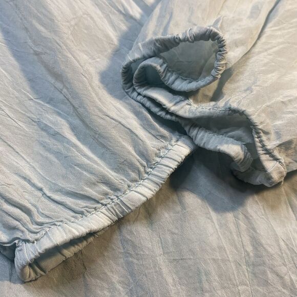 JOHNNY WAS Ice Blue Embroidered Tunic Top - Picture 12 of 12